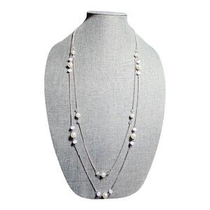 Lunar Elegance Layered Necklace (NWOT)